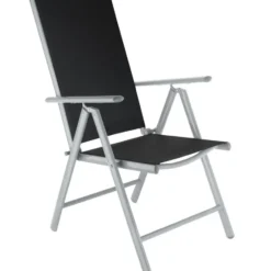 tectake Aluminium tuinset 6+1 - Zilver