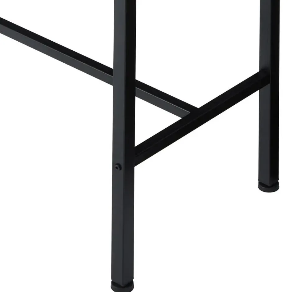 tectake Bartafel Kerry 120x40x100,5cm, Industrieel Licht Hout, Eiken Sonoma