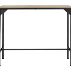 tectake Bartafel Kerry 120x40x100,5cm, Industrieel Licht Hout, Eiken Sonoma