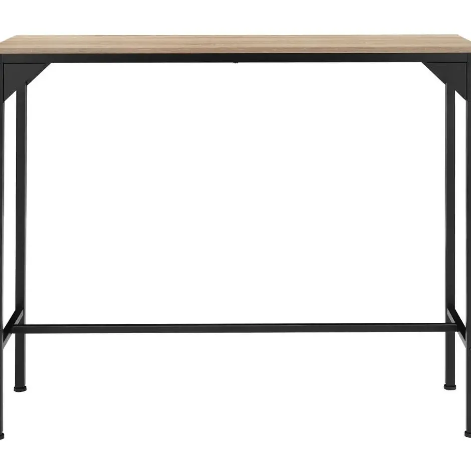 tectake Bartafel Kerry 120x40x100,5cm, Industrieel Licht Hout, Eiken Sonoma