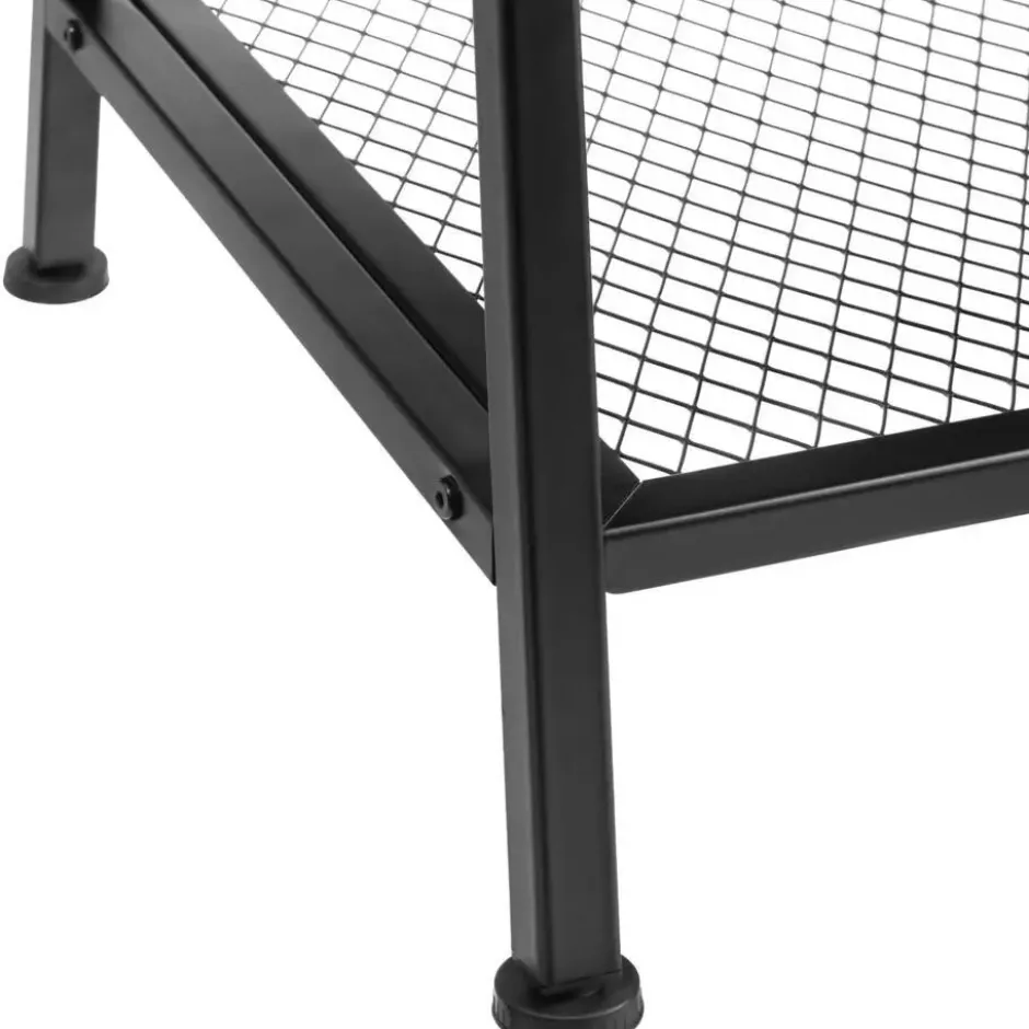 tectake Bijzettafel Bedford 45,5x45x47cm, Industrieel Licht Hout, Eiken Sonoma