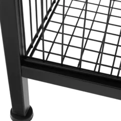 tectake Bijzettafel Grimsby 40x40x55,5cm, Industrieel Licht Hout, Eiken Sonoma
