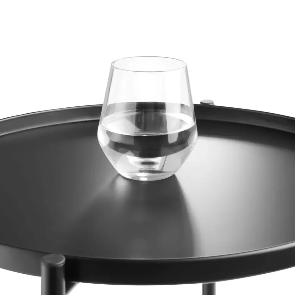 tectake Bijzettafel Sunderland, Industrieel Hout Donker, Rustiek