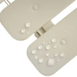 tectake Bistrotafel set Frieda, inklapbaar voor 2 personen, Crème
