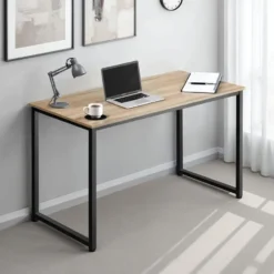 tectake Bureau Flint, Industrieel Licht Hout, Eiken Sonoma