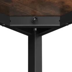 tectake Bureau Flint, Industrieel Hout Donker, Rustiek