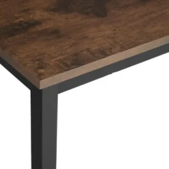 tectake Bureau Flint, Industrieel Hout Donker, Rustiek