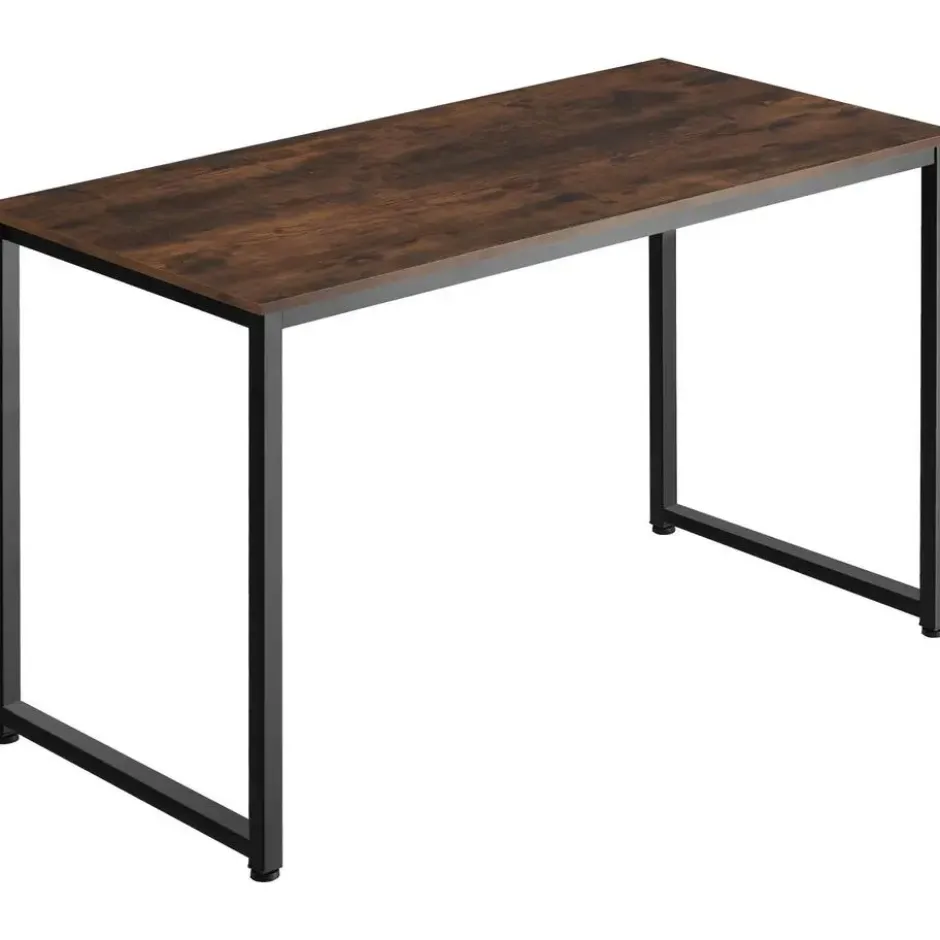 tectake Bureau Flint, Industrieel Hout Donker, Rustiek