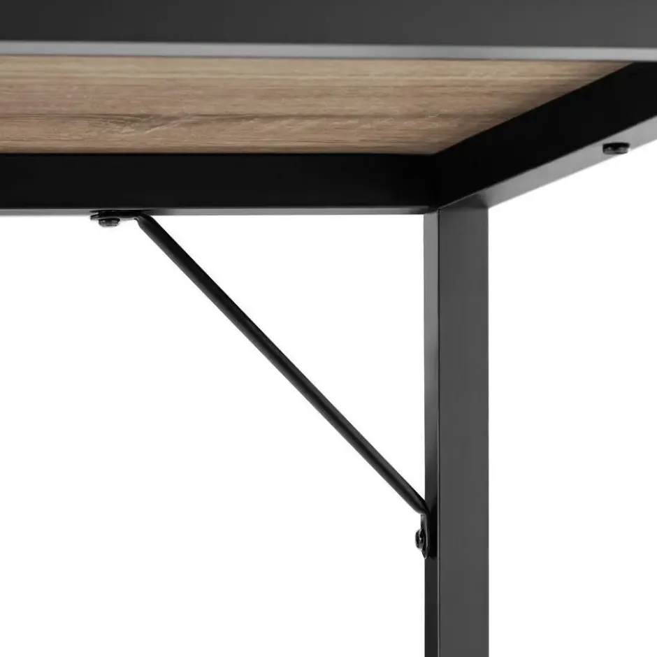 tectake Bureau Jenkins, Industrieel Licht Hout, Eiken Sonoma
