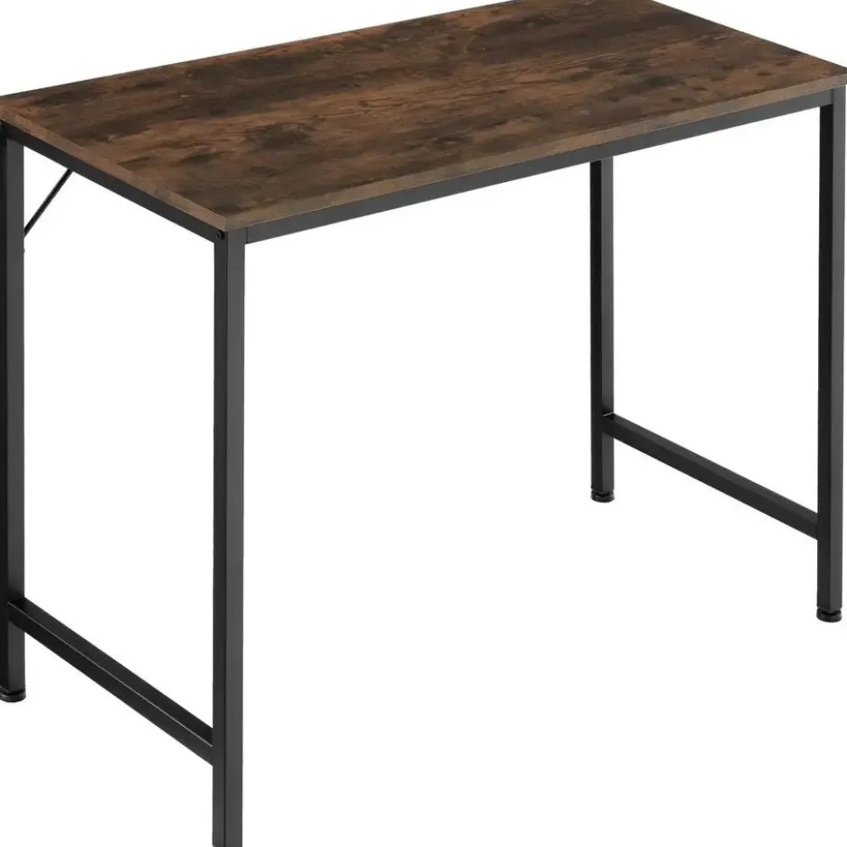tectake Bureau Jenkins, Industrieel Hout Donker, Rustiek