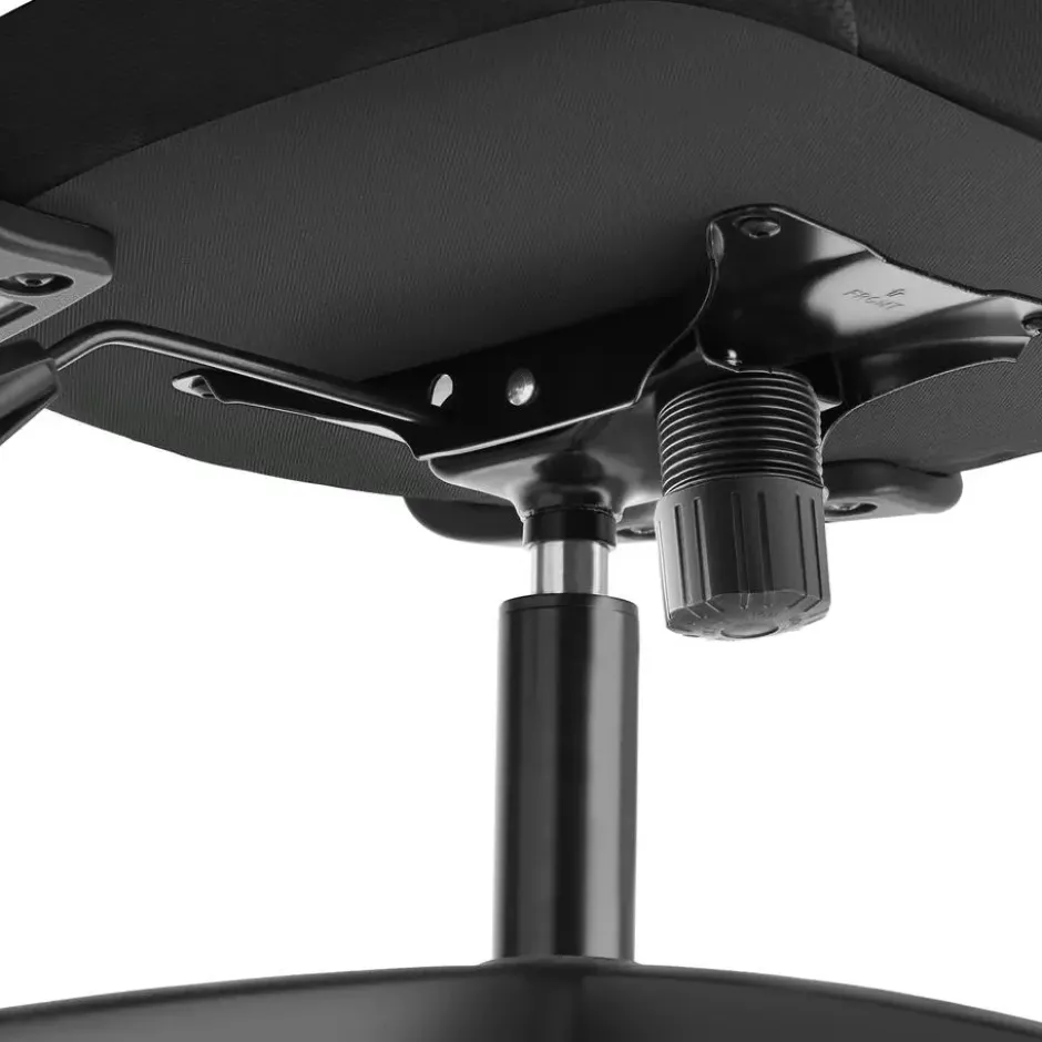tectake Bureaustoel Arges ergonomisch met verstelbare hoofdsteun, Zwart
