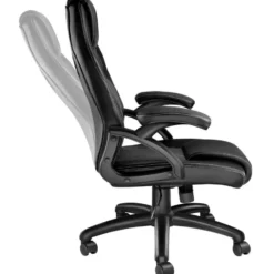 tectake Bureaustoel Mike, Zwart