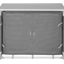 tectake - Campingkeuken 97x47,5x78cm, Grijs