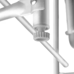 tectake Campingkeuken, Zwart, Aluminium Frame, 5 Vakken, Met Draagtas