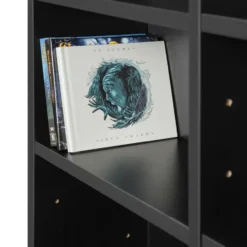 tectake - CD DVD kast - Zwart - 820 CD Opslag - 27 Vakken - 180x102cm