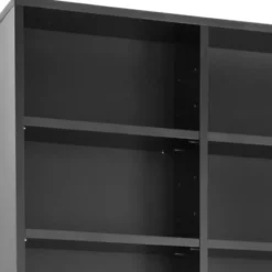 tectake - CD DVD kast - Zwart - 820 CD Opslag - 27 Vakken - 180x102cm