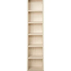 tectake CD mediakast met 6 vakken 90x21x20cm, Beuken