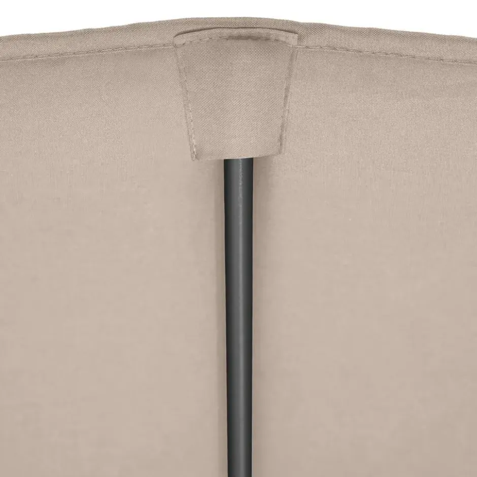 tectake Dubbele Parasol Silia 460x270 cm met 3 windvakken, Beige