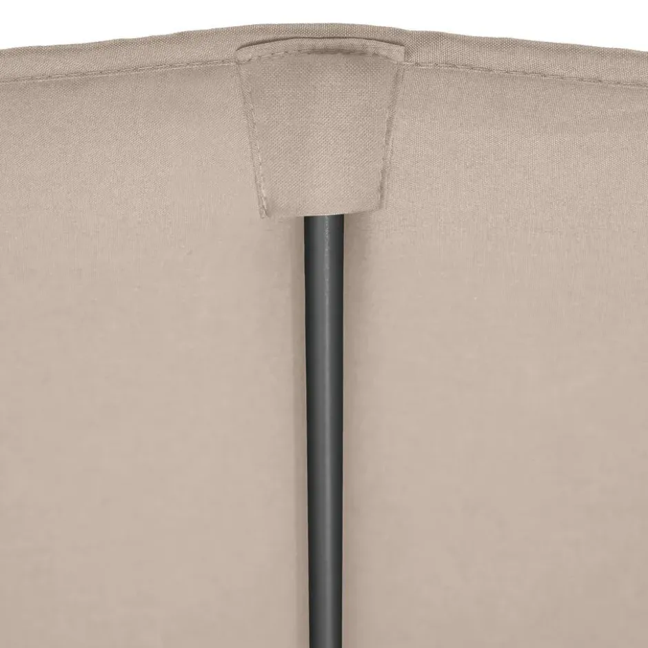 tectake Dubbele Parasol Silia 460x270 cm met 3 windvakken, Beige