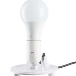 tectake Flessenkoeler Luminous Curve Cooler, LED, met afstandsbediening, Wit