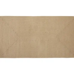 tectake® Gevlochten vloerkleed Vibe van jute, boho-stijl 80 x 150 cm