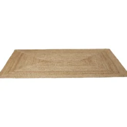 tectake® Handgeweven vloerkleed Glim van jute, boho-stijl 160 x 230 cm