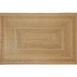 tectake® Handgeweven vloerkleed Glim van jute, boho-stijl 200 x 290 cm