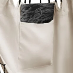 tectake Hangstoel Malika, boho-stijl, draagkracht 150kg, Beige