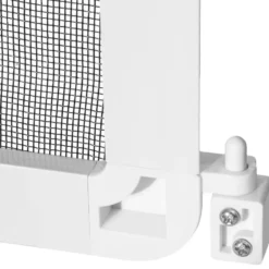 tectake Hor met aluminium frame voor deuren 210 x 95 cm - - Wit