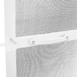 tectake Hor met aluminium frame voor deuren 210 x 95 cm - - Wit