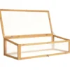tectake Houten kweekbak voor hoge plantenbak 115x53x34cm, Bruin
