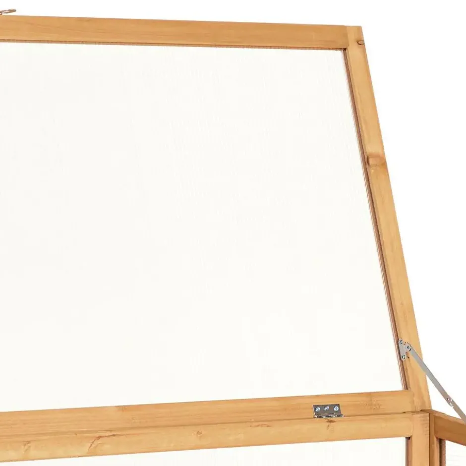 tectake Houten kweekbak voor hoge plantenbak 115x53x34cm, Bruin