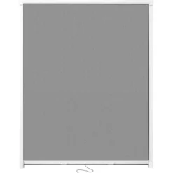 tectake Insectenwerend rolgordijn - 110 x 160 cm - Wit