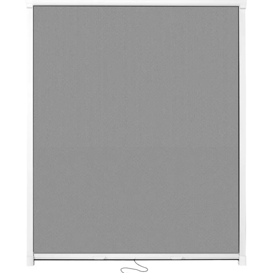 tectake Insectenwerend rolgordijn - 130 x 160 cm - Wit