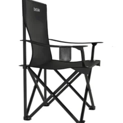 tectake Kampeerstoelen Gil - Set van 4 - Zwart