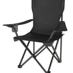 tectake Kampeerstoelen Gil - Set van 2 - Zwart