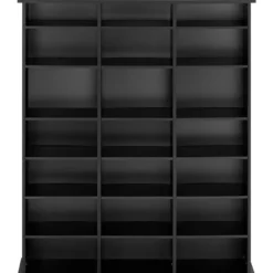 tectake Kast Stevie 105,5x19x136,5cm, Zwart