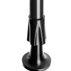 tectake Klemluifel met zwengel, in hoogte verstelbaar, Zwart / Grijs