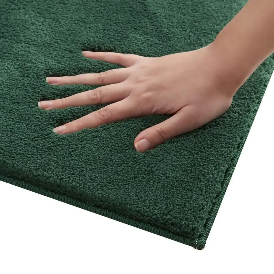 tectake® Kortpolig vloerkleed Soft Zone 200 x 290 cm - Groen