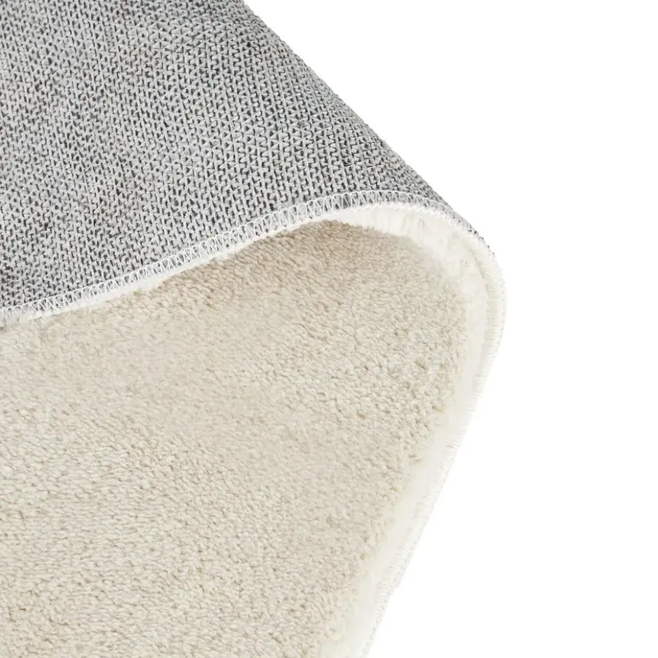 tectake® Kortpolig vloerkleed Soft Zone 60 x 110 cm - Crème