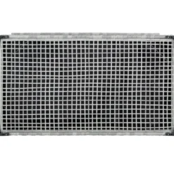 tectake Kussenbox Oslo met aluminium frame 145x82,5x79,5cm, Lichtgrijs