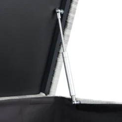 tectake Kussenbox Oslo met aluminium frame 145x82,5x79,5cm, Lichtgrijs