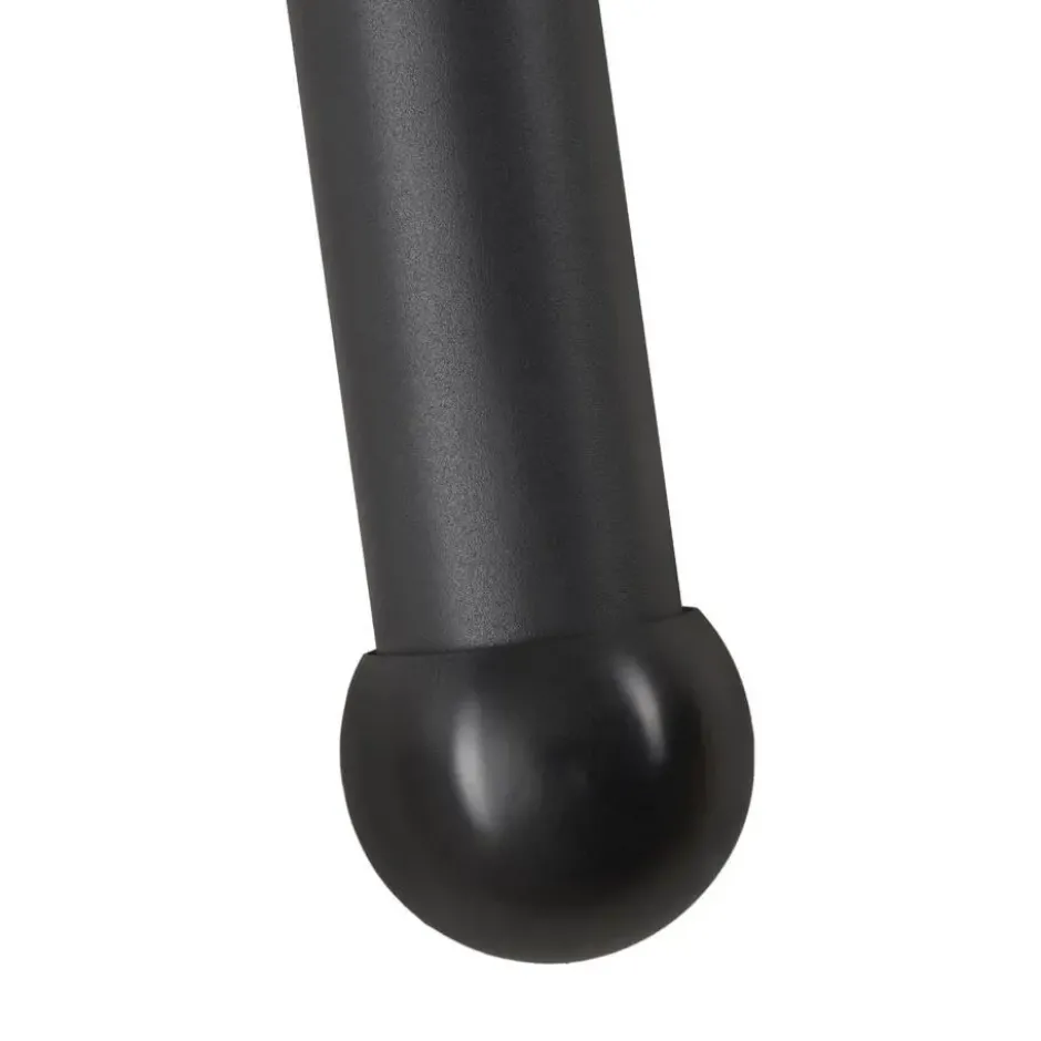 tectake Ligbed, Metalen Frame, Verstelbaar Zonnedak, Zwart Grijs
