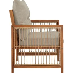 tectake Loungeset Eivissa in rope-design met XXL-bekleding, Natuur