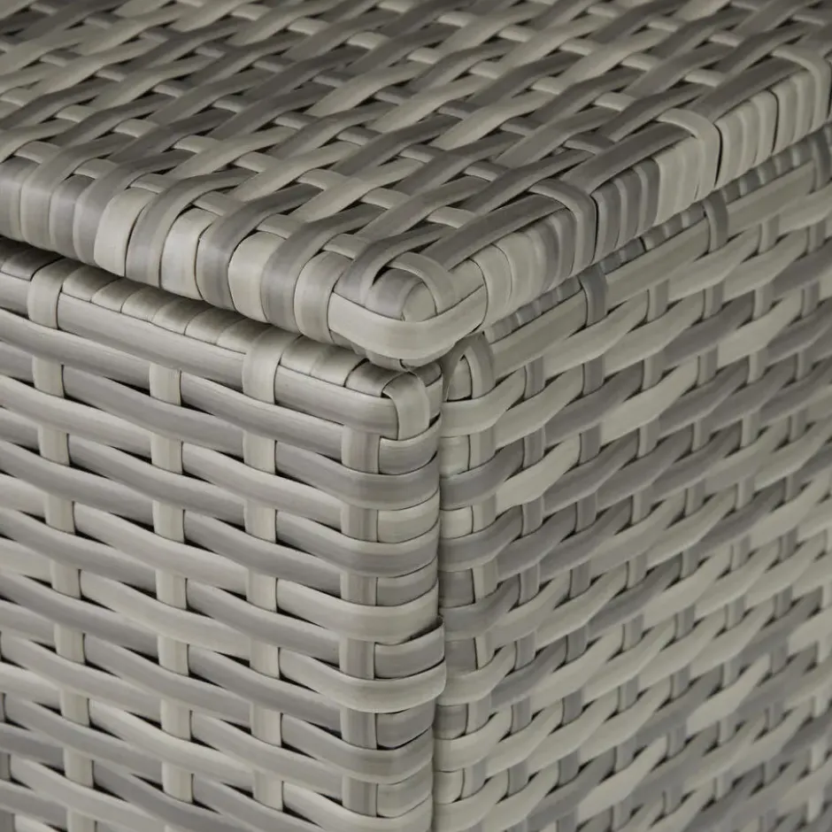tectake - loungeset - wicker - grijs