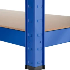 tectake Opslagrek 5 niveaus, Blauw
