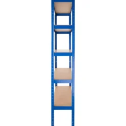 tectake Opslagrek 5 niveaus, Blauw