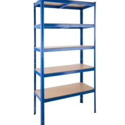 tectake Opslagrek 5 niveaus, Blauw