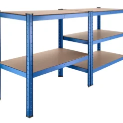 tectake Opslagrek 5 niveaus, Blauw