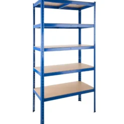 tectake Opslagrek 5 niveaus, Blauw